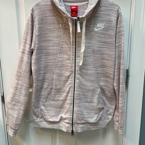 Nike Full Zip Mock Neck Hoodie Jacket Size Large